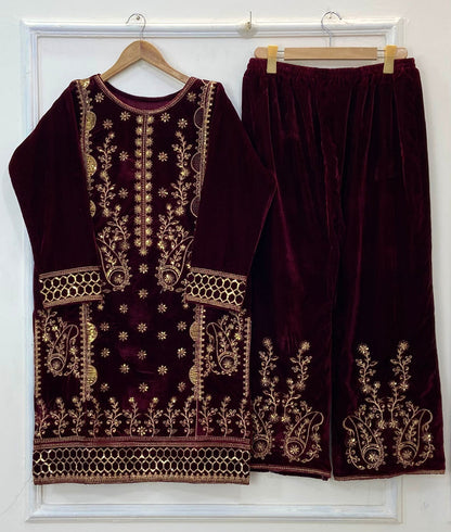 Dreamy Velvet 2PC (Velvet) D-216