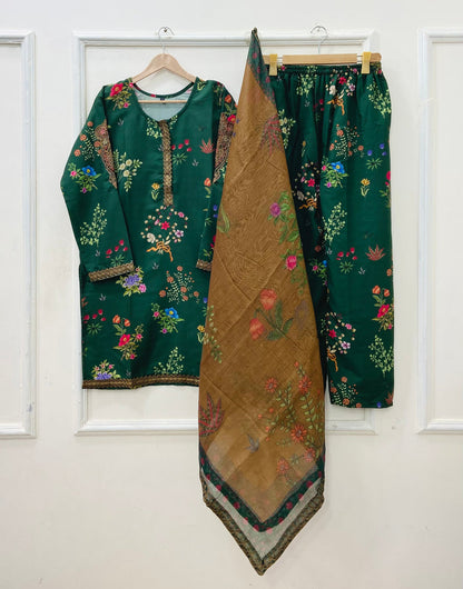 Eid Edit | 3PC Bana Dora Silk D-617