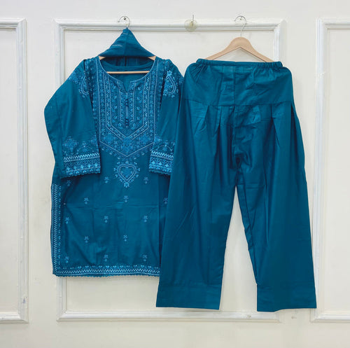 Eid Edit | Farshi 3PC Lawn Cotton D-621