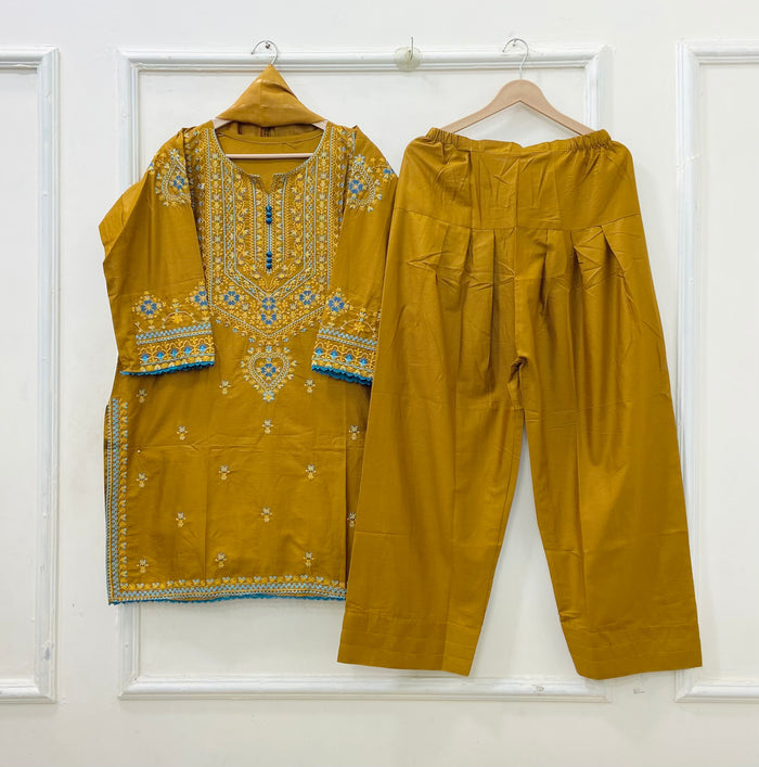 Eid Edit | Farshi 3PC Lawn Cotton D-621