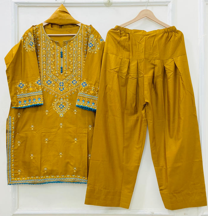 Eid Edit | Farshi 3PC Lawn Cotton D-621