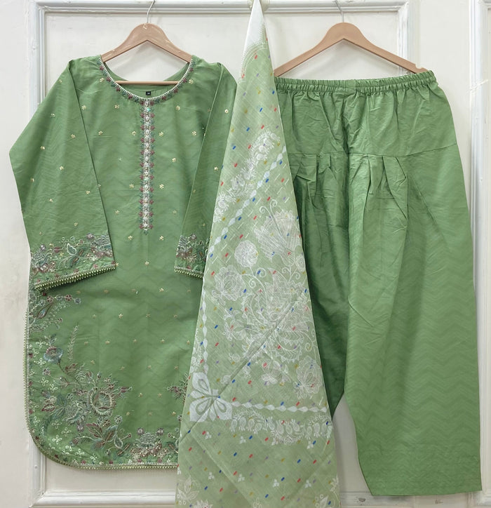 Eid Festive | Farshi 3PC Cotton D-635