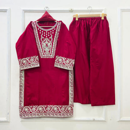 Eid Series | Sequins 3PC Cotton D-657