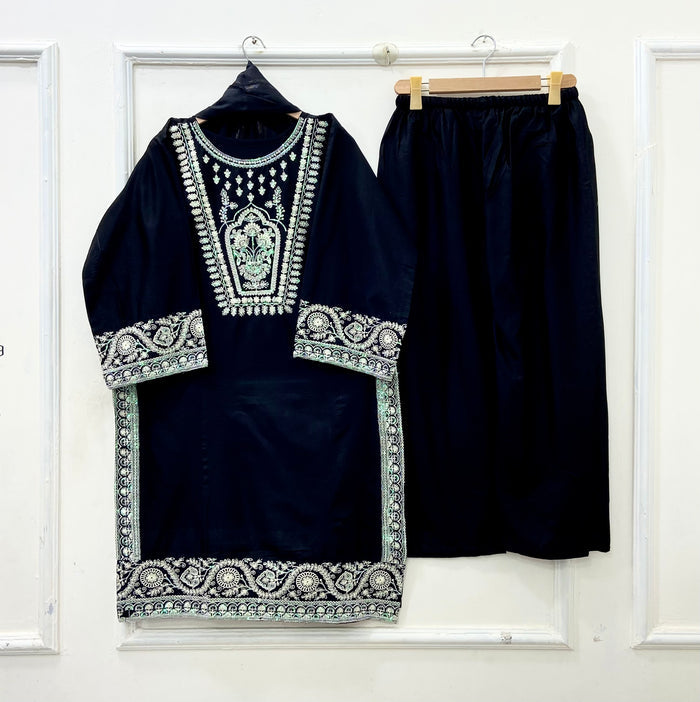 Eid Series | Sequins 3PC Cotton D-657