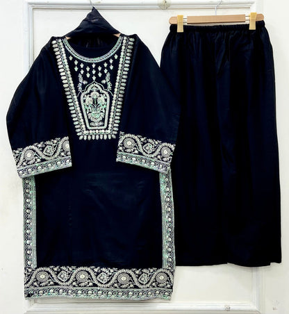Eid Series | Sequins 3PC Cotton D-657