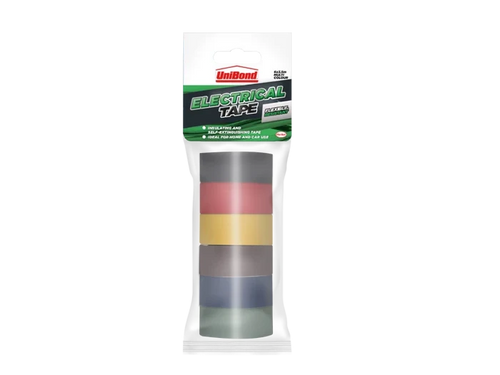 Electrical Tape (6 Colour Pack) 19mm x 3.5m