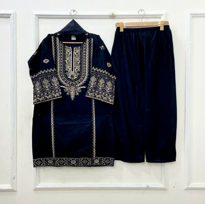 Embroidered | 3PC Cotton Lawn D-667