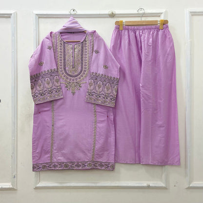 Embroidered | 3PC Cotton Lawn D-667