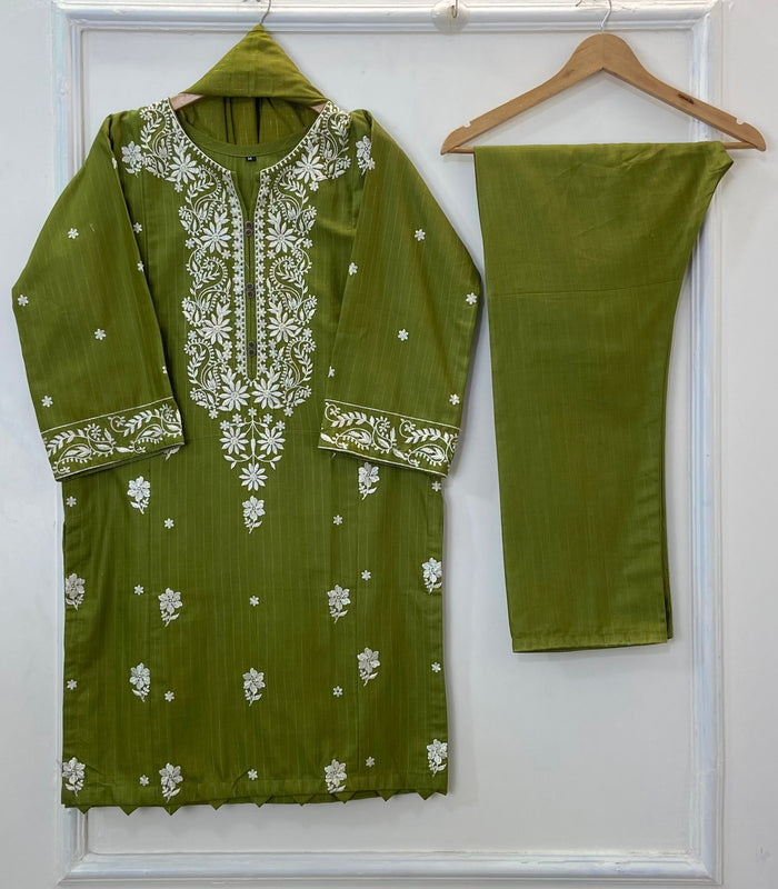 Embroidered Glamour 3PC (Khaddar) D-253