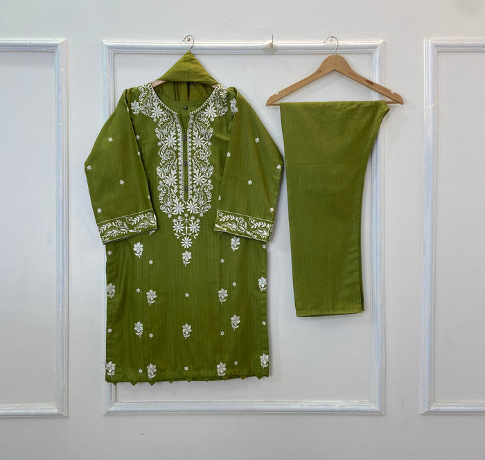 Embroidered Glamour 3PC (Khaddar) D-253