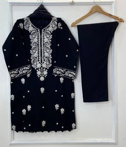 Embroidered Glamour 3PC (Khaddar) D-253