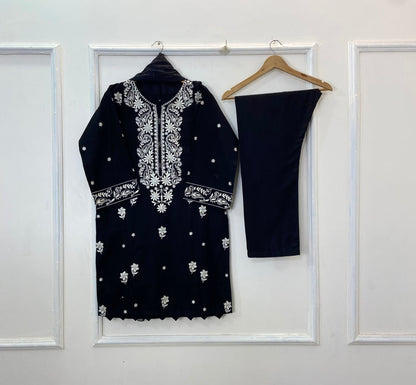 Embroidered Glamour 3PC (Khaddar) D-253