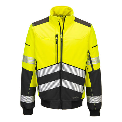 EV468 - EV4 Hi-Vis Softshell Bomber (3L)