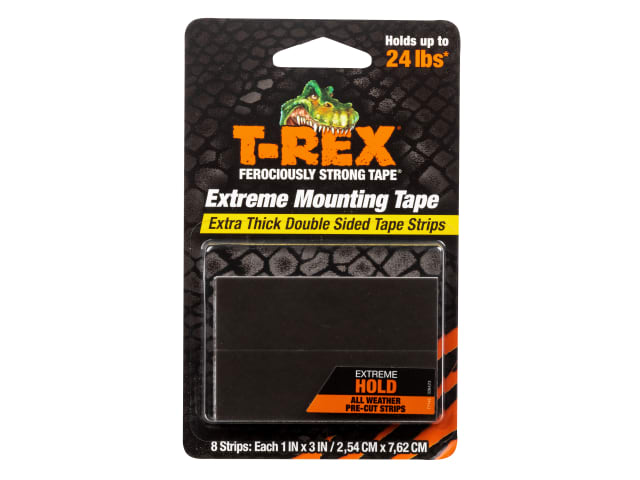 Extreme Hold Mounting Strips 2.54 x 7.62cm (Pack 8)