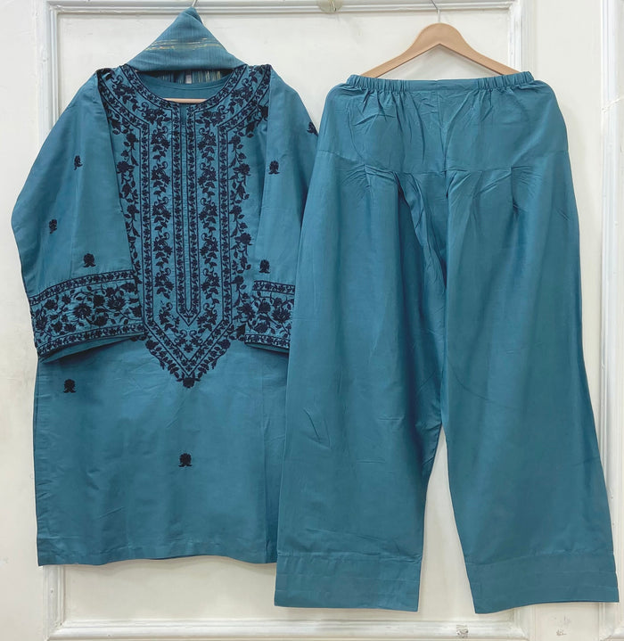Farshi Finesse | 3PC Cotton Lawn D-669