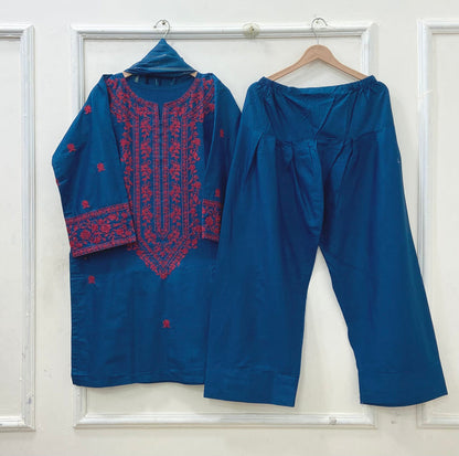 Farshi Finesse | 3PC Cotton Lawn D-669