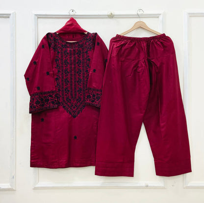 Small / Maroon