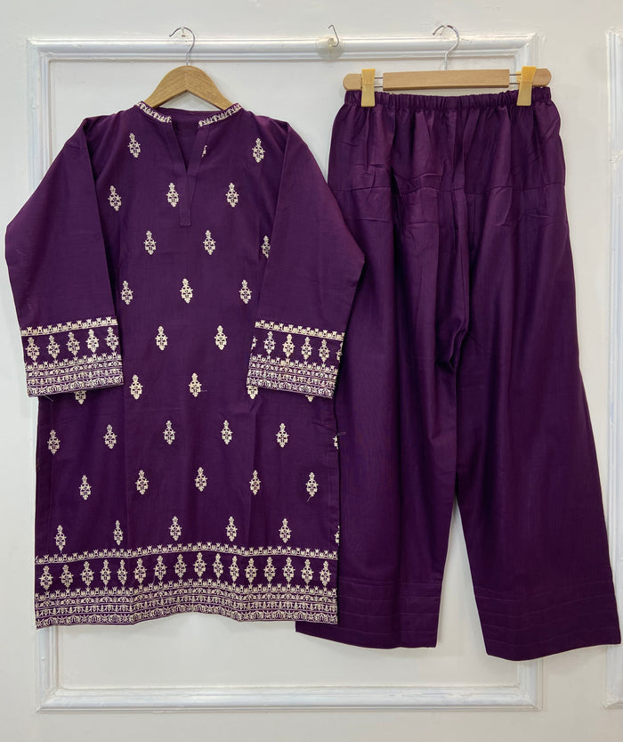 Farshi Shalwar Splendor 2PC (Khaddar)  D-180