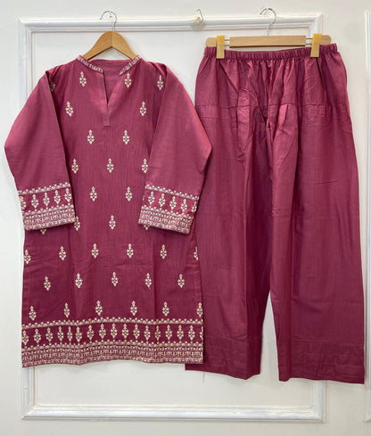 Farshi Shalwar Splendor 2PC (Khaddar)  D-180