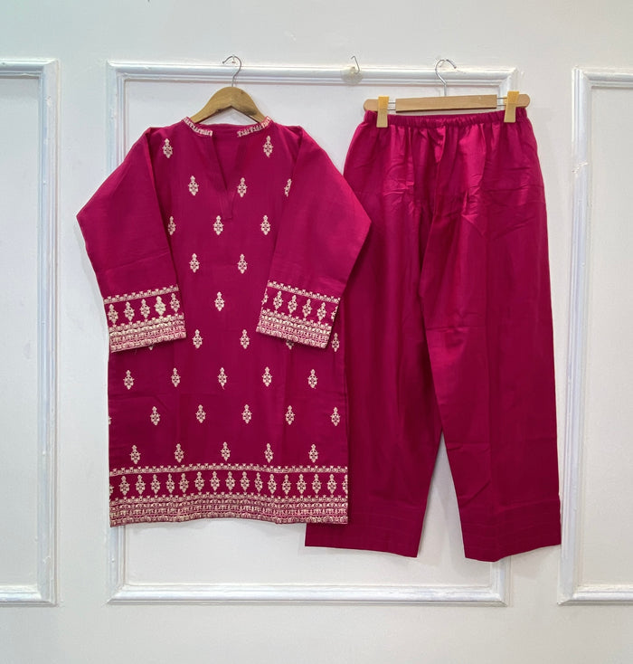 Farshi Shalwar Splendor 2PC (Khaddar)  D-180