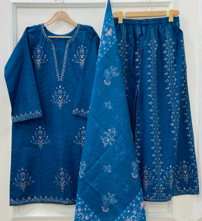 Festive Wear | 3PC Cotton D-627