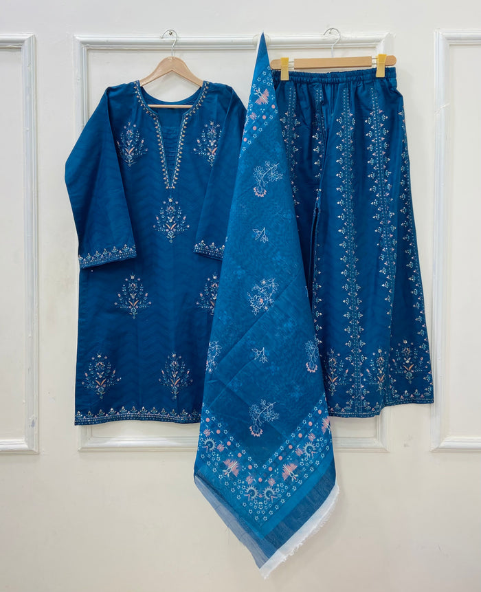 Festive Wear | 3PC Cotton D-627