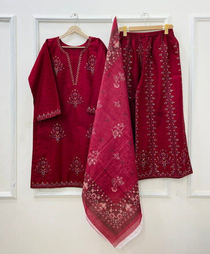 Festive Wear | 3PC Cotton D-627