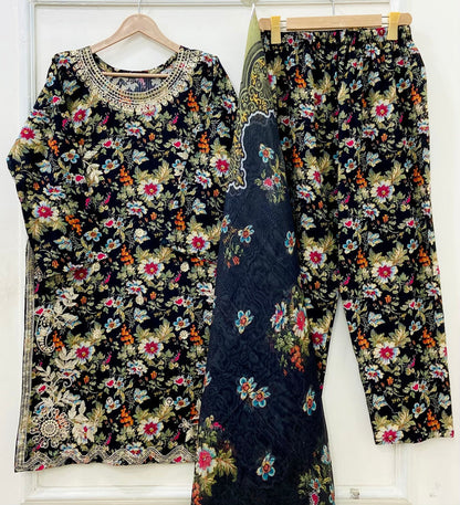 Flora 3PC | Bana Dora Lawn D-673