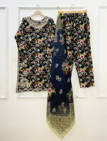 Flora 3PC | Bana Dora Lawn D-673