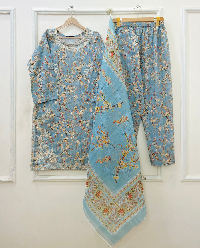 Flora 3PC | Bana Dora Lawn D-673