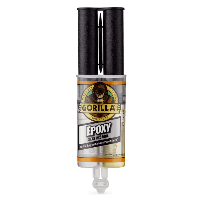 Gorilla 5 Min 2-Part Epoxy Syringe 25ml