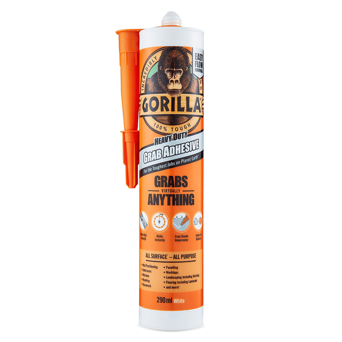 Gorilla® Heavy-Duty Grab Adhesive White 290ml