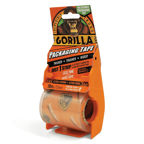 Gorilla Packaging Tape 72mm x 18m Dispenser