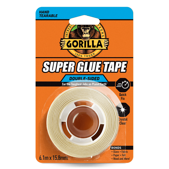 Gorilla Super Glue Tape 15.8mm x 6.1m