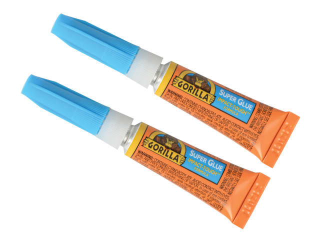 Gorilla Superglue 3g (Twin Pack)