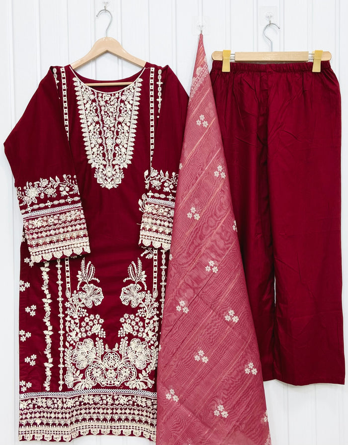 Heavy Embroidered | Long D-835