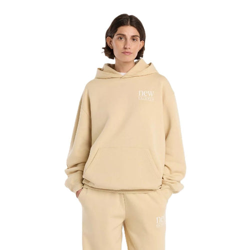 Hoodie New Balance Reimagined Fleece Long Length Mujer