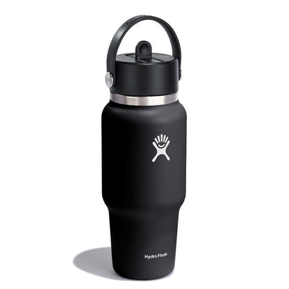 Hydroflask 24oz (710ml) Wide Mouth Travel Bottle with Flex Straw Caps