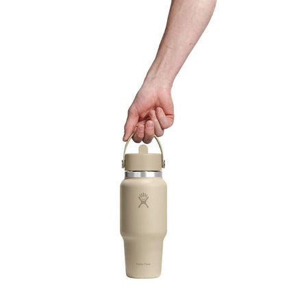 Hydroflask 24oz (710ml) Wide Mouth Travel Bottle with Flex Straw Caps