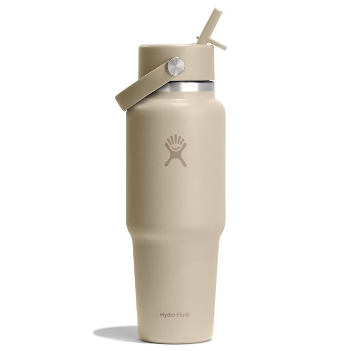 Hydroflask 32oz (946ml) Wide Mouth Travel Bottle with Flex Straw Caps