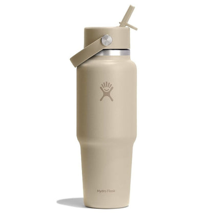 Hydroflask 32oz (946ml) Wide Mouth Travel Bottle with Flex Straw Caps