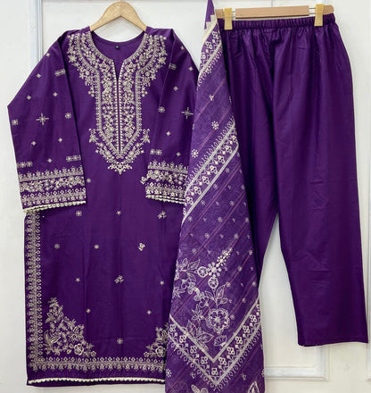 Kalamkaar | 3PC Cotton D-417