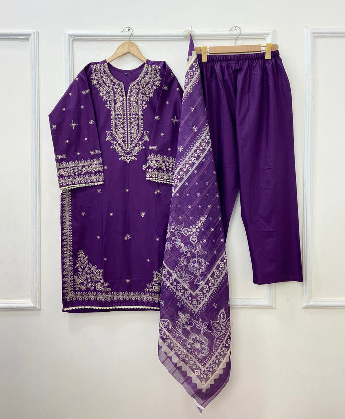 Kalamkaar | 3PC Cotton D-417