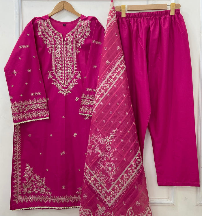 Kalamkaar | 3PC Cotton D-417