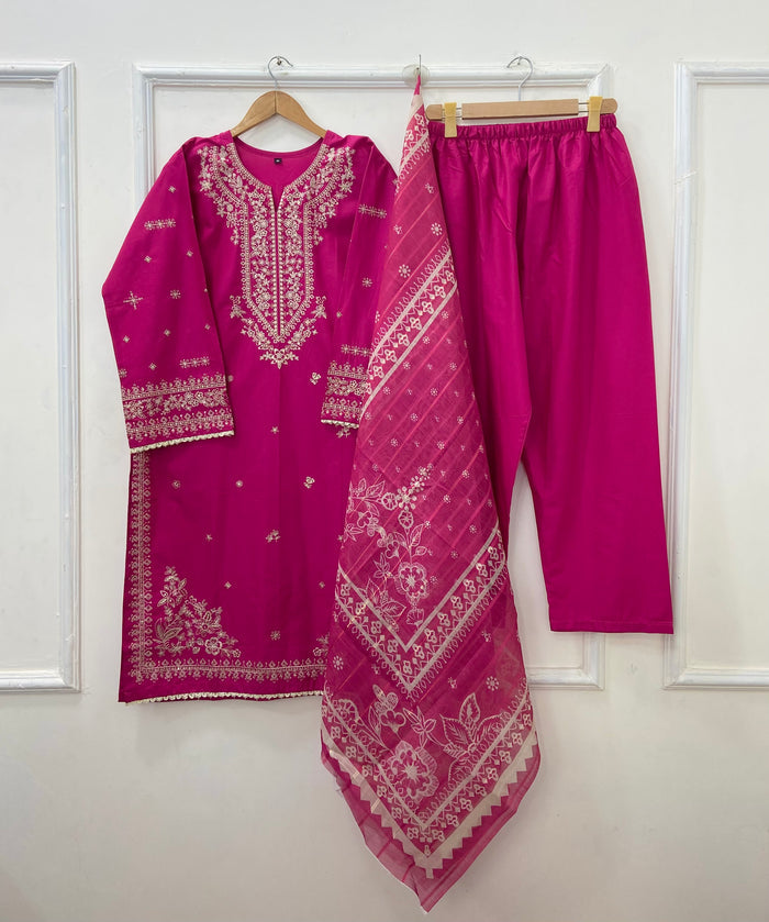Kalamkaar | 3PC Cotton D-417