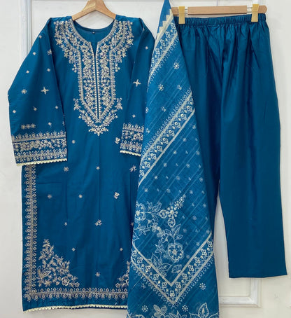 Kalamkaar | 3PC Cotton D-417