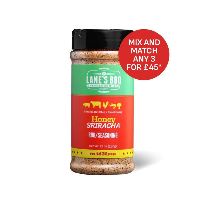 Lane's BBQ 'Honey Sriracha' Rub (12.4oz) 351g