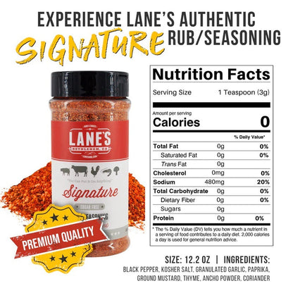 Lane's BBQ 'Signature' Rub (12.2oz) 345g
