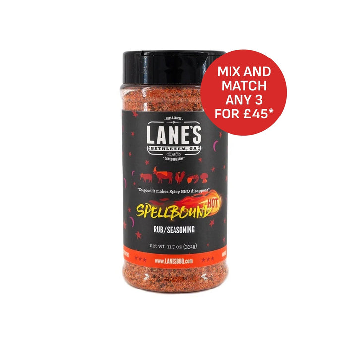 Lane's BBQ 'Spellbound HOT' Rub (11.7oz) 331g