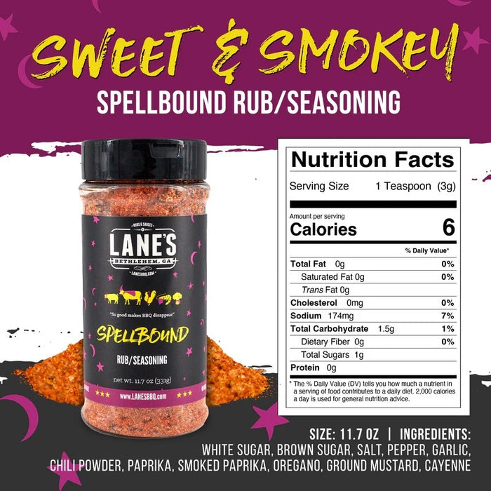 Lane's BBQ 'Spellbound' Rub (11.7oz) 331g